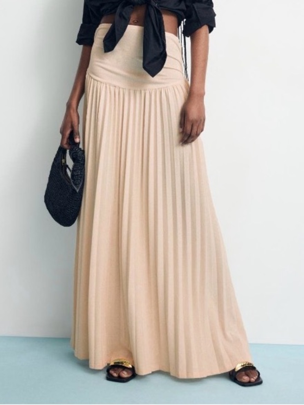 Lioness FIELD OF DREAMS MAXI SKIRT  IVORY cream off-white S
